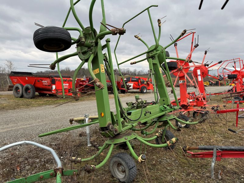 Used Krone KW550 tedder in stock at Baker & Sons Equipment in Ohio