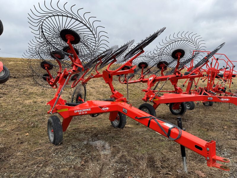 2014 Kuhn SR110GII rake in stock at Baker and Sons Equipment in Ohio