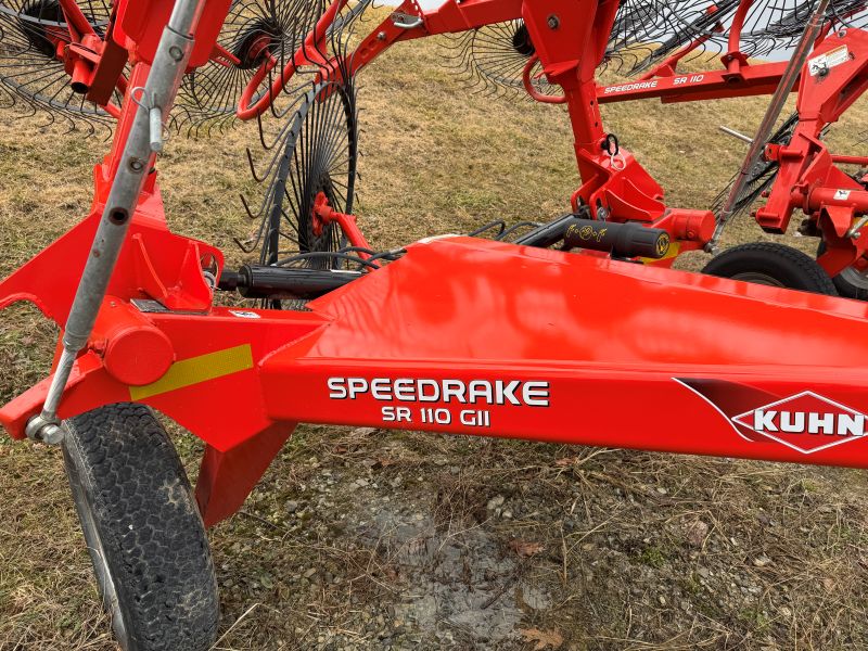 2014 Kuhn SR110GII rake in stock at Baker and Sons Equipment in Ohio