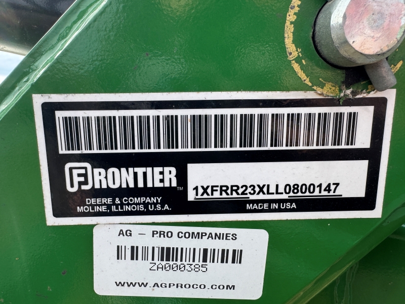 2020 Frontier RR2313 rotary rake in stock at Baker and Sons Equipment in Ohio