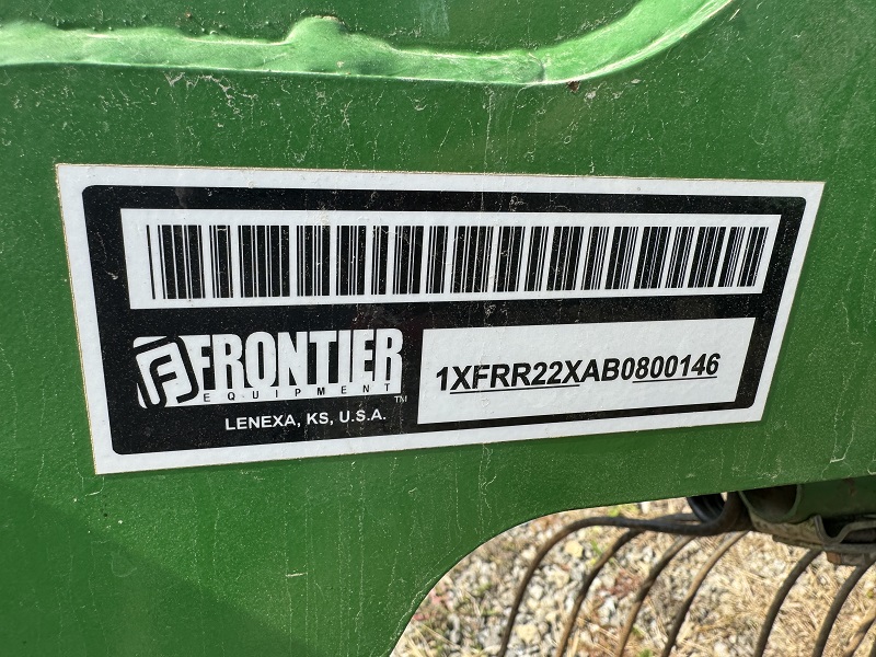 Used Frontier RR2211 rake in stock at Baker and Sons Equipment in Lewisville, Ohio