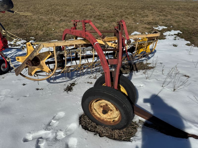 Used New Holland 55 rake in stock at baker and sons in ohio