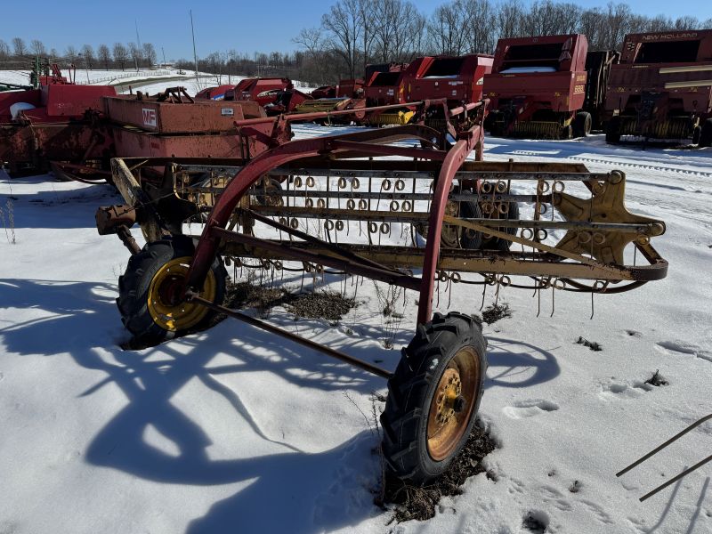 Used New Holland 55 rake in stock at baker and sons in ohio