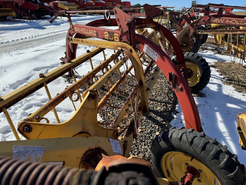 Used New Holland 256 rake in stock at Baker and Sons Equipment in Lewisville, Ohio