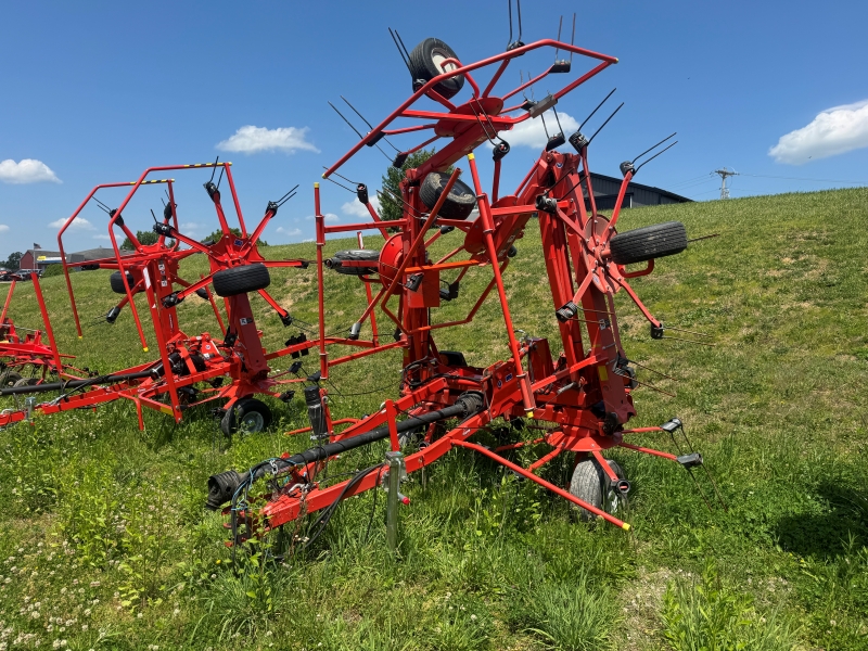 2021 Kuhn GF7802THA tedder in stock at Baker & Sons Equipment in Ohio