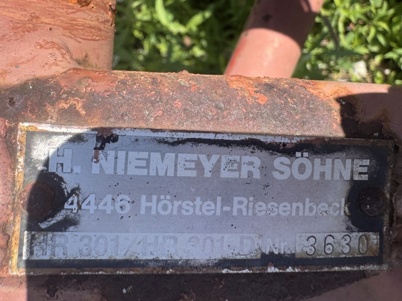 Used Niemeyer HR301D tedder in stock at Baker & Sons Equipment in Ohio
