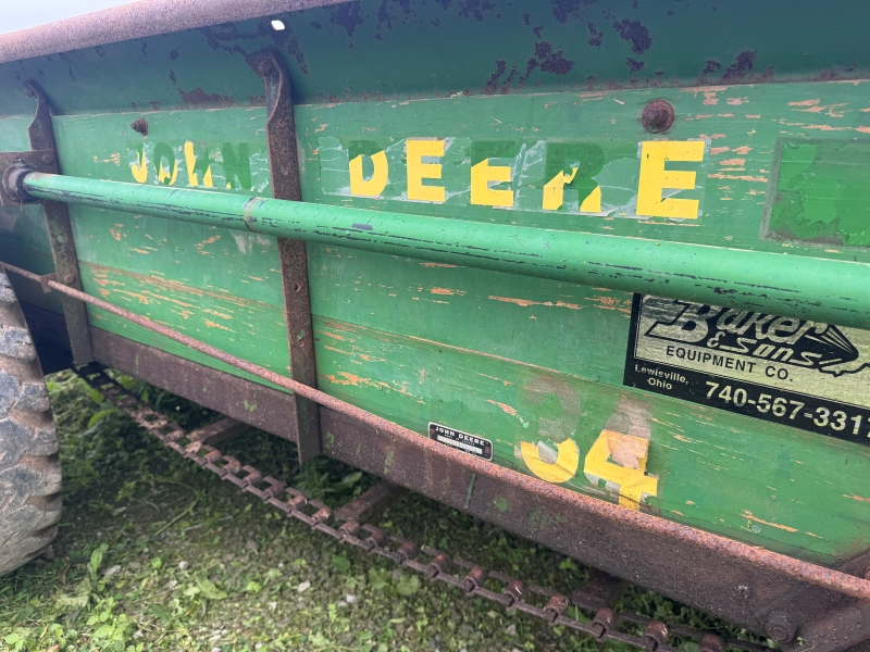 1968 John Deere 34 manure spreader at Baker & Sons Equipment in Ohio