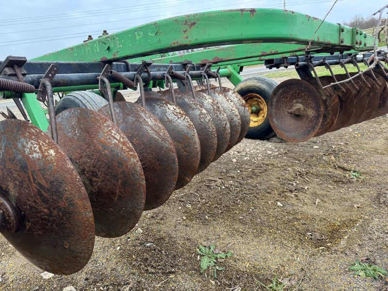 Used John Deere 210 disc for sale at baker and sons equipment in ohio