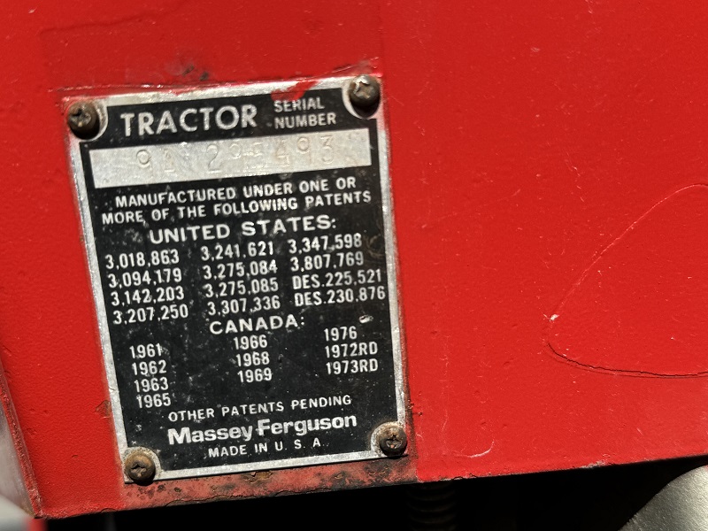 1978 Massey Ferguson 245 tractor for sale at Baker & Sons Equipment in Lewisville, Ohio.