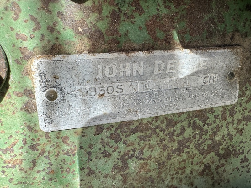 1979 John Deere 850-2 tractor for sale at Baker and Sons Equipment in Lewisville, Ohio.