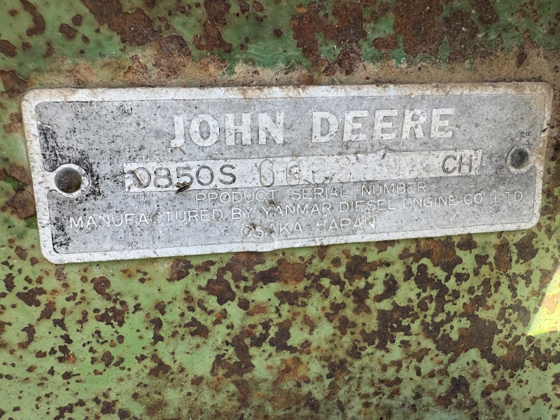 Used John Deere 850 tractor for sale at Baker & Sons Equipment in Lewisville, Ohio.