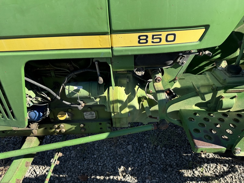 Used John Deere 850 tractor for sale at Baker & Sons Equipment in Lewisville, Ohio.