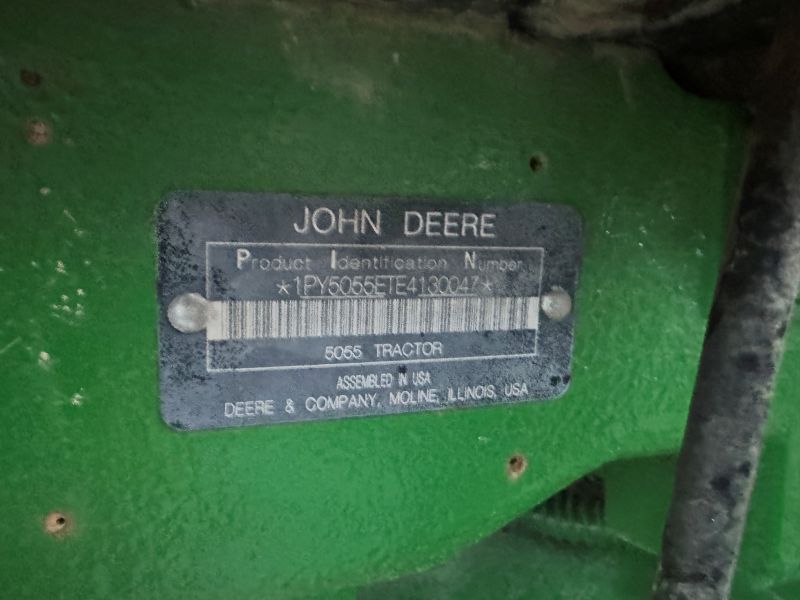 2015 John Deere 5055e tractor in stock at baker and sons equipment in ohio