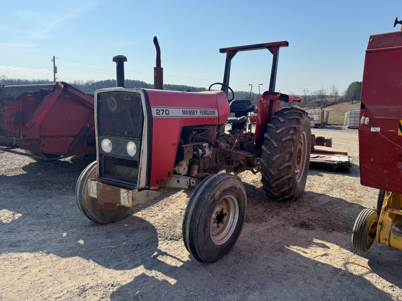 1983 Massey Ferguson 270 tractor at Baker & Sons Equipment in Ohio