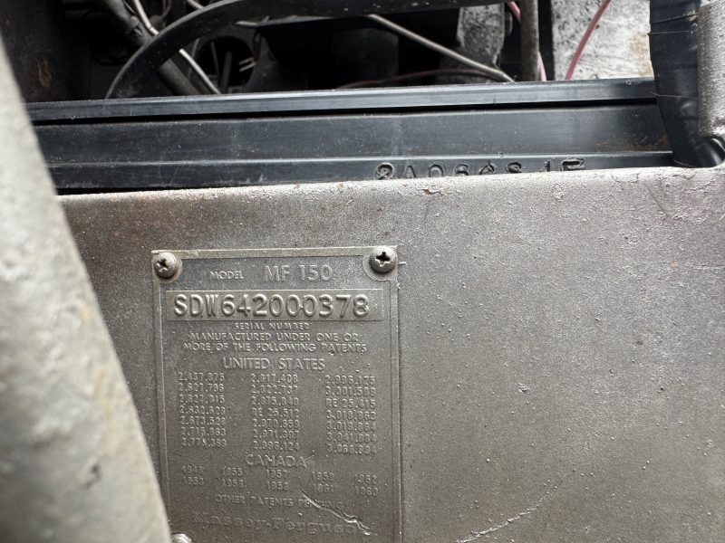 1965 Massey Ferguson 150 tractor for sale at Baker & Sons Equipment in ohio