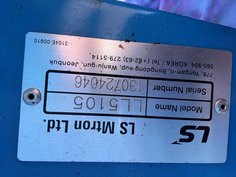 Used LS K5055 tractor for sale at Baker and Sons Equipment in Ohio.