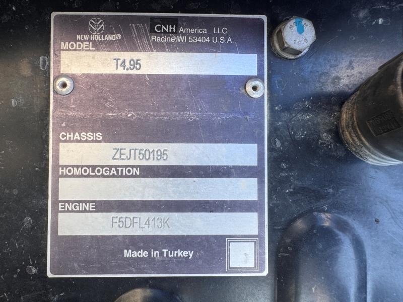 2014 New Holland T4.95 tractor at Baker & Sons Equipment in Ohio