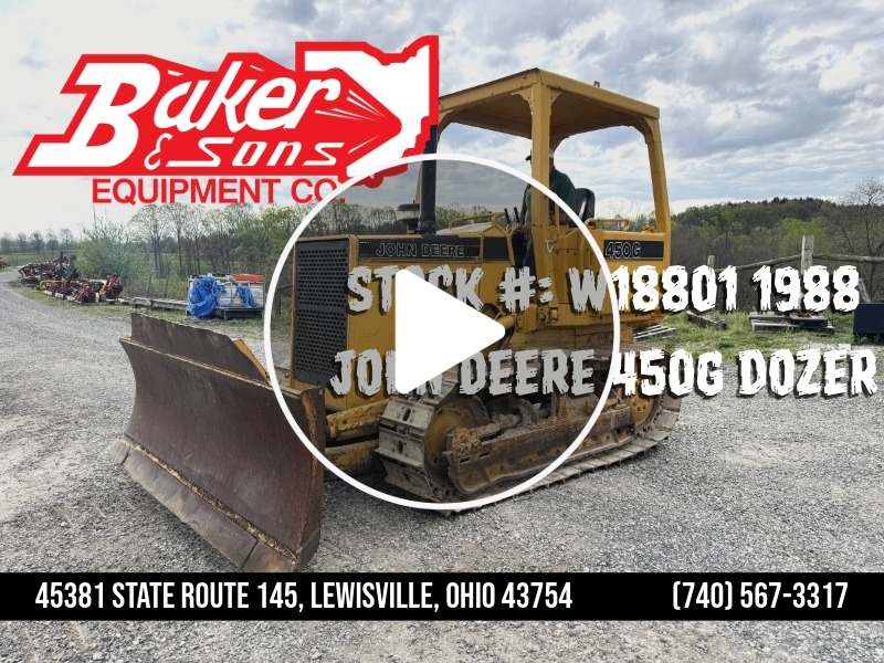 1988 John Deere 450G dozer for sale at Baker & Sons Equipment in Ohio