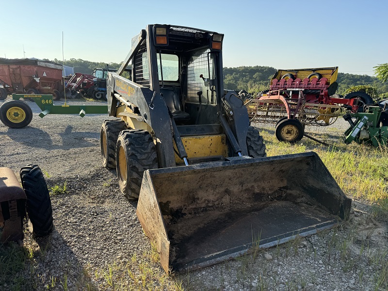 Used New Holland LS180 skidsteer for sale at Baker & Sons Equipment in Lewisville, Ohio