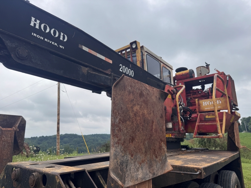 2002 Hood 20000 knuckleboom loader in stock at Baker & Sons Equipment in Ohio