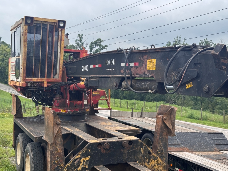 2002 Hood 20000 knuckleboom loader in stock at Baker & Sons Equipment in Ohio