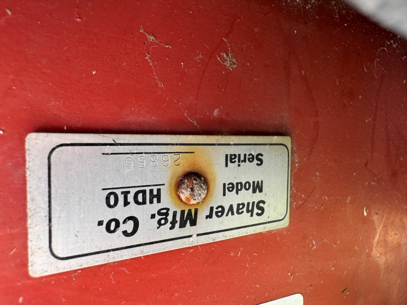 Used Shaver HD10 post driver at Baker & Sons Equipment in Ohio