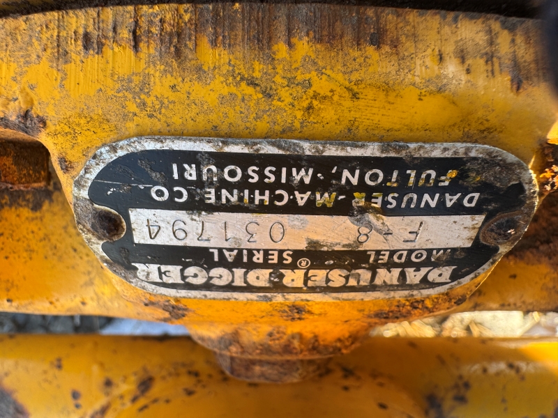 Used Danuser F8 digger in stock at Baker & Sons Equipment in Ohio