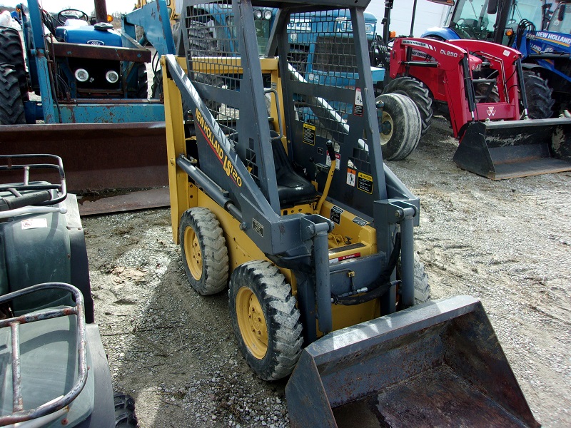 2002 new holland ls120 skidsteer for sale at baker and sons in ohio