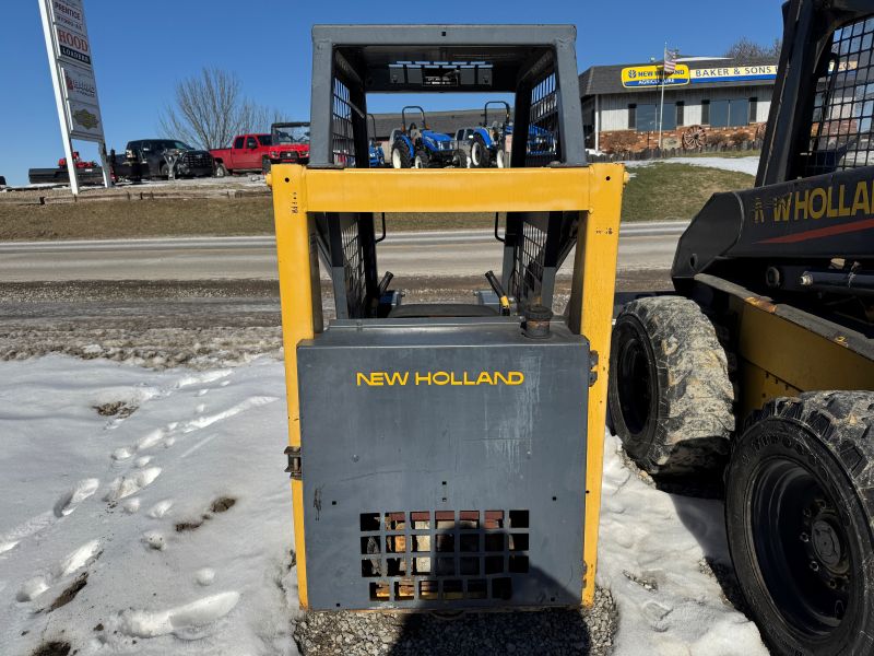 2002 New Holland LS120 skidsteer for sale at Baker and Sons in ohio