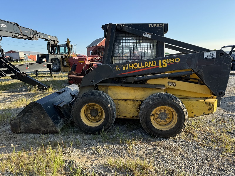 Used New Holland LS180 skidsteer for sale at Baker and Sons Equipment in Lewisville, Ohio