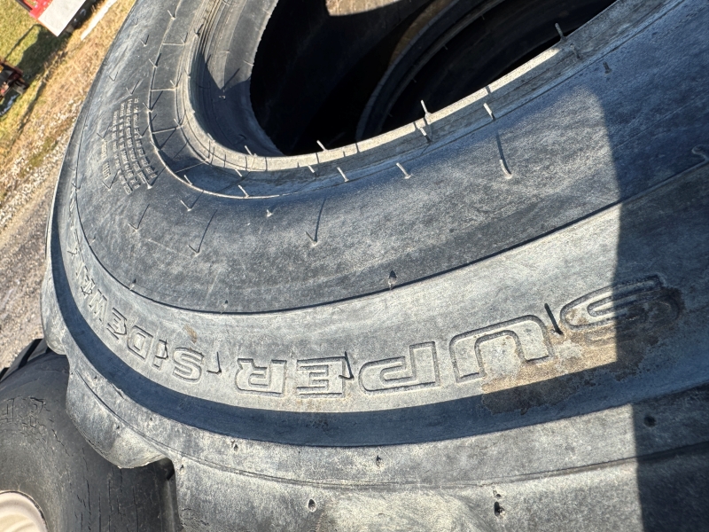 Used Galaxy 14X17.5 skidsteer tires in stock at Baker & Sons in Ohio