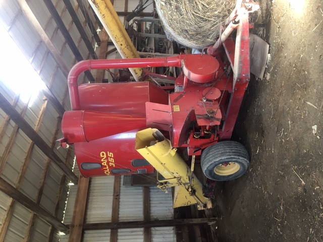 Used new holland 355 grinder mixer is for sale at baker and sons equipment in ohio