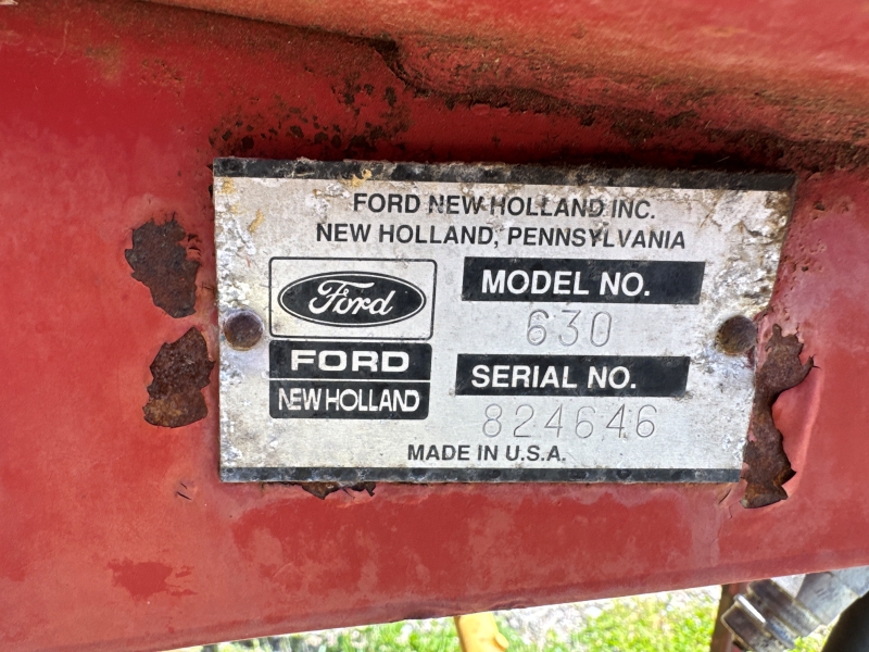1990 new holland 630 round baler in stock at baker and sons equipment in ohio