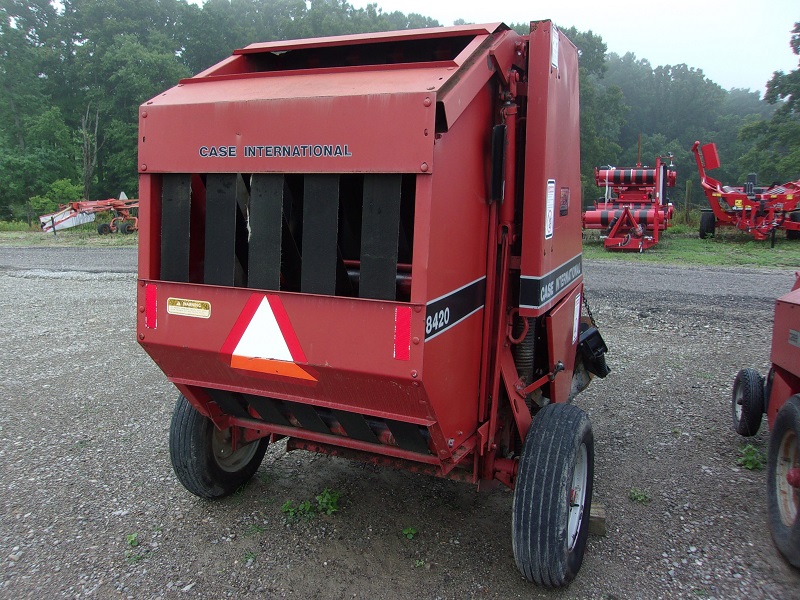 1994 case ih 8420 round baler for sale at baker & sons equipment co.