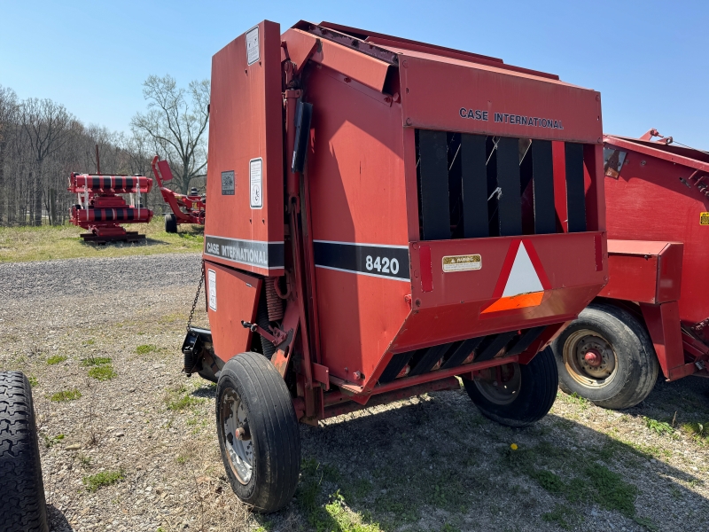 1994 Case IH 8420 round baler in stock at baker and sons equipment co.