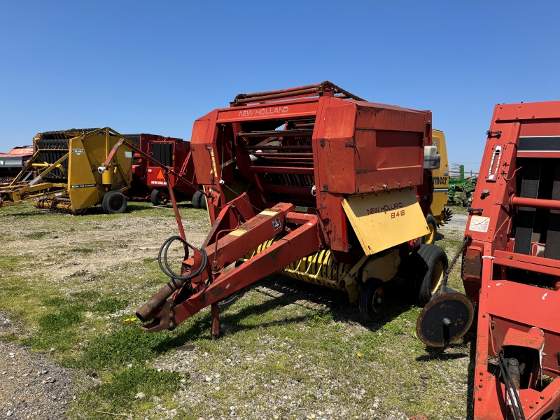 1987 New Holland 848 round baler at Baker & Sons Equipment in Ohio