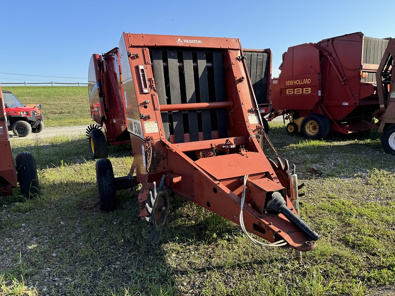 1992 Hesston R530 round baler for sale at Baker and Sons Equipment in Ohio