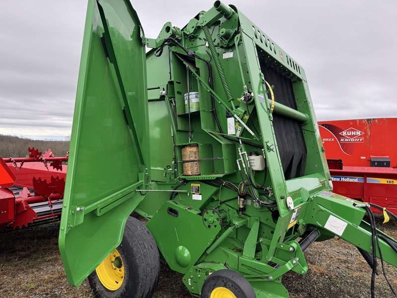 2018 john deere 560m round baler for sale at baker and sons equipment in ohio