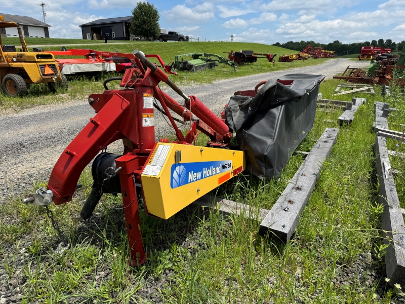 2012 New Holland H6750 disc mower for sale at Baker and Sons in Ohio
