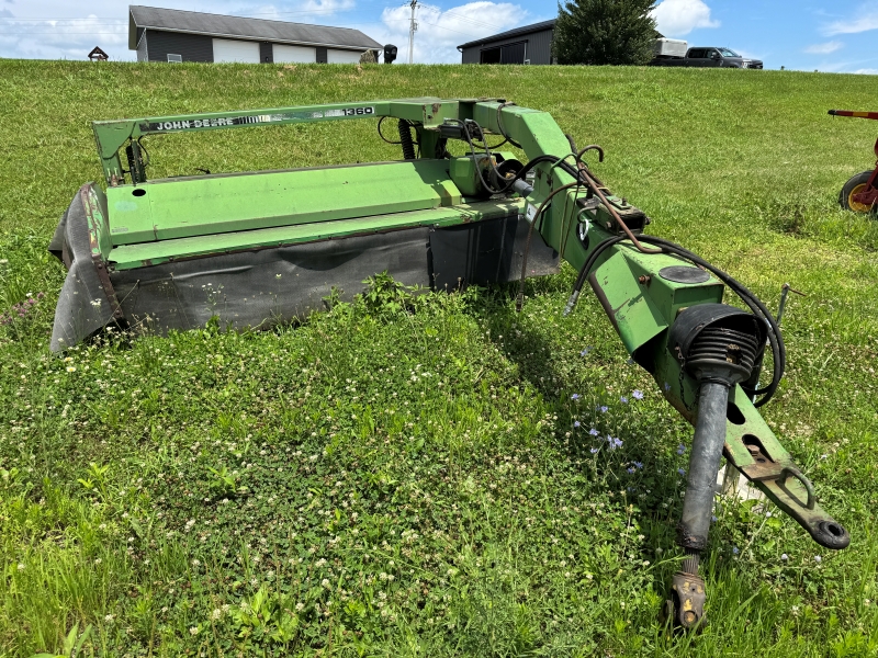 1990 John Deere 1360 disc mower conditioner for sale at Baker and Sons in Ohio
