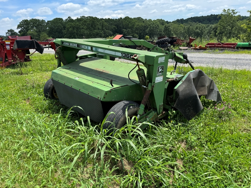 1990 John Deere 1360 disc mower conditioner for sale at Baker and Sons in Ohio