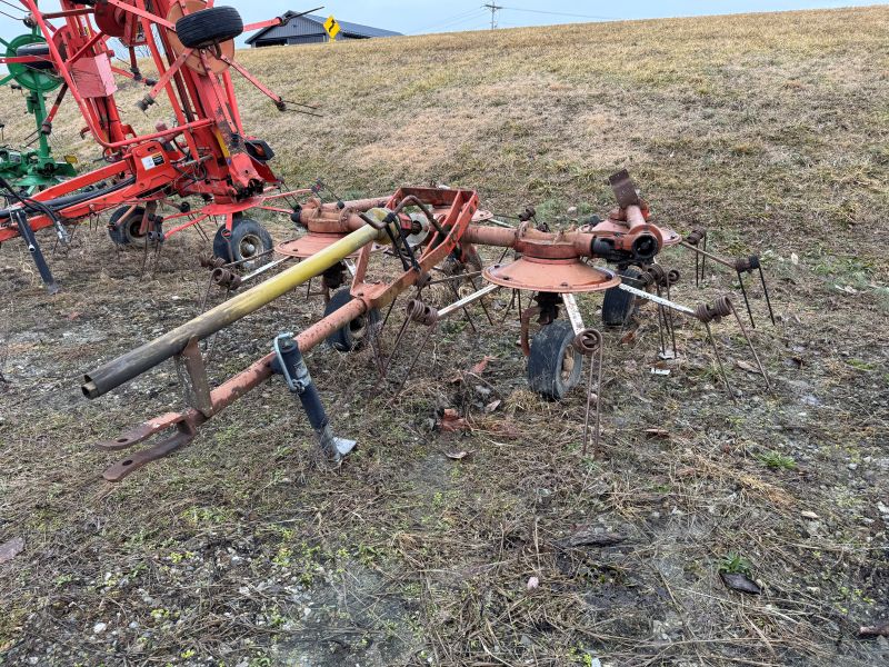 Used Kuhn GF452T tedder in stock at Baker & Sons Equipment in Ohio