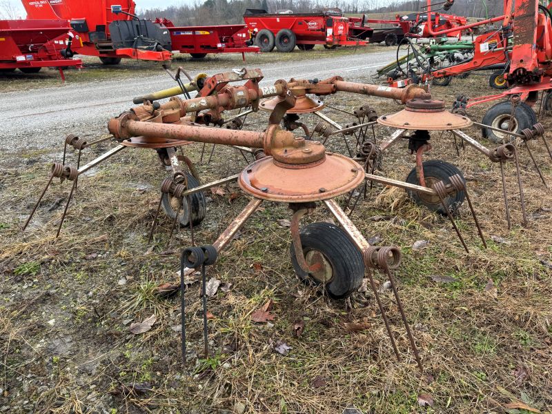 Used Kuhn GF452T tedder for sale at baker and sons in ohio