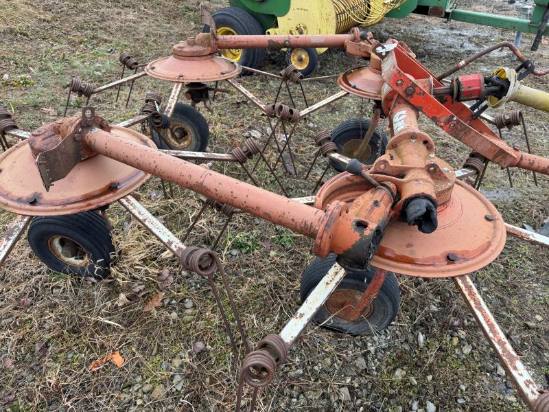 Used Kuhn GF452T tedder for sale at baker and sons in ohio