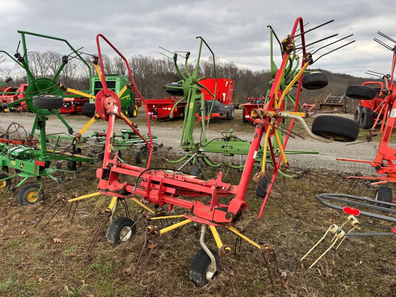 Used Tonutti GT500 tedder for sale at Baker & Sons Equipment in Ohio