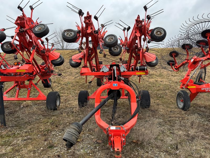 used Kuhn GF8702TGII tedder for sale at Baker & Sons in Ohio