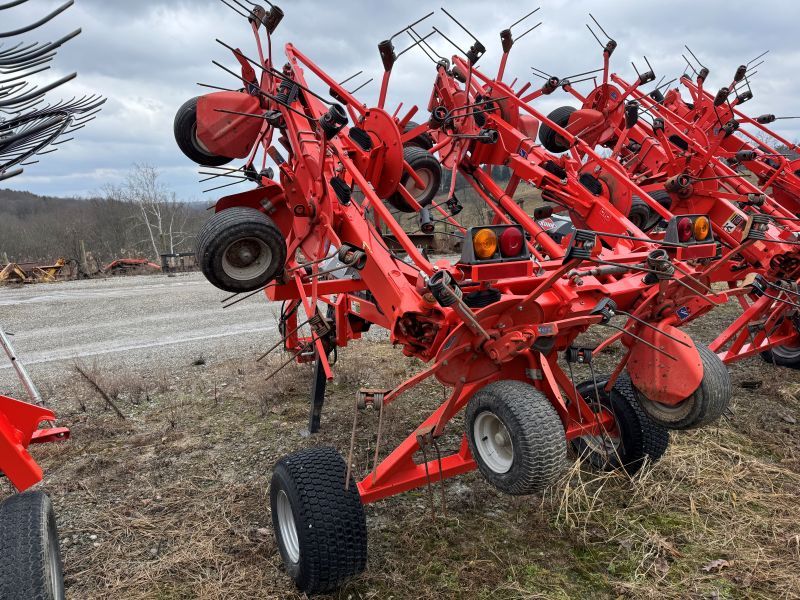 used Kuhn GF8702TGII tedder for sale at Baker & Sons in Ohio