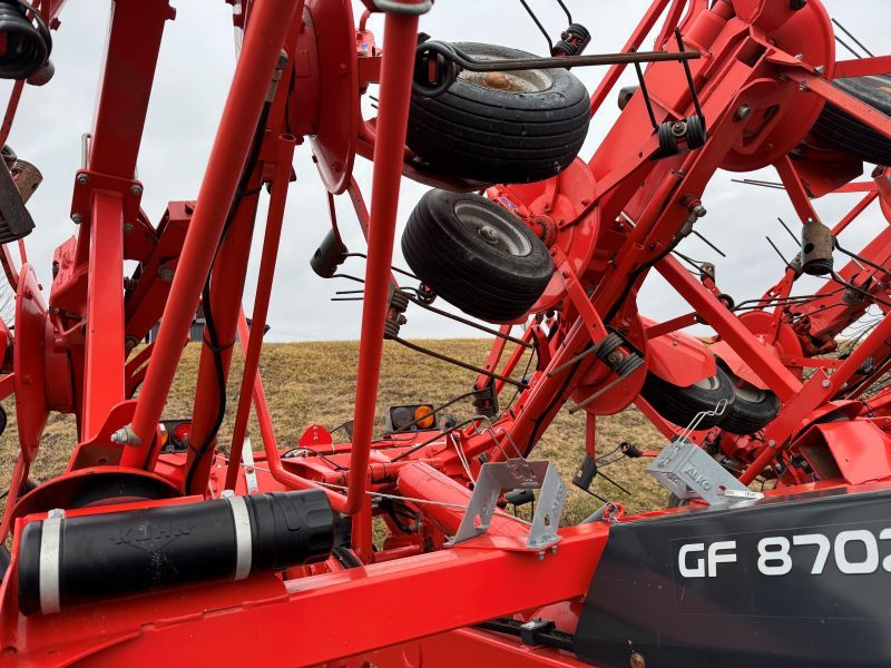 2015 Kuhn GF8702TGF tedder at Baker & Sons Equipment in Ohio