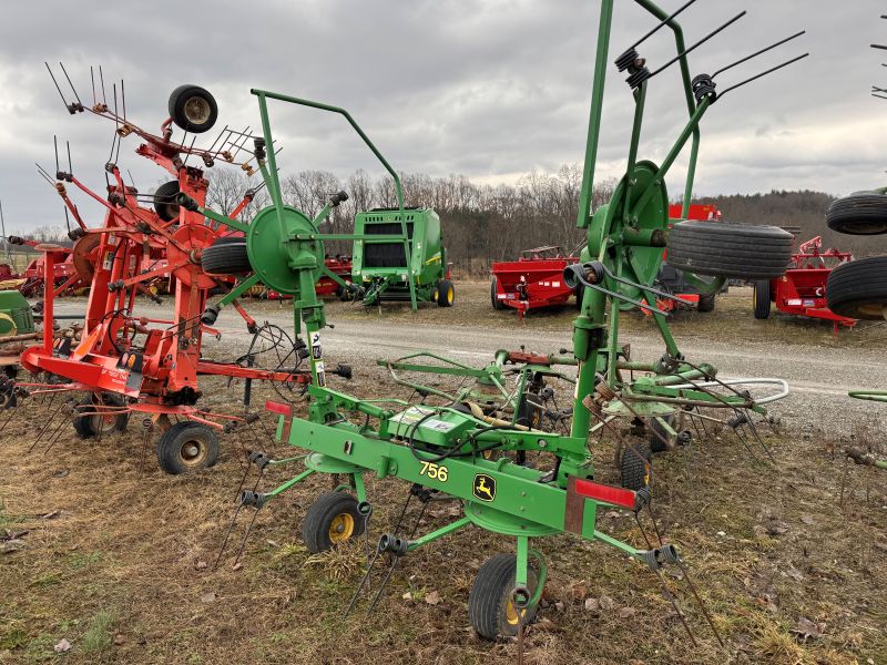 Used John Deere 756 tedder at Baker & Sons Equipment in Ohio