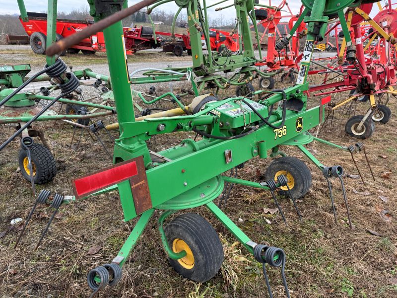 Used John Deere 756 tedder at Baker & Sons Equipment in Ohio